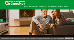 Desktop Screenshot of gruenecker-haustechnik.de