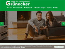 Tablet Screenshot of gruenecker-haustechnik.de